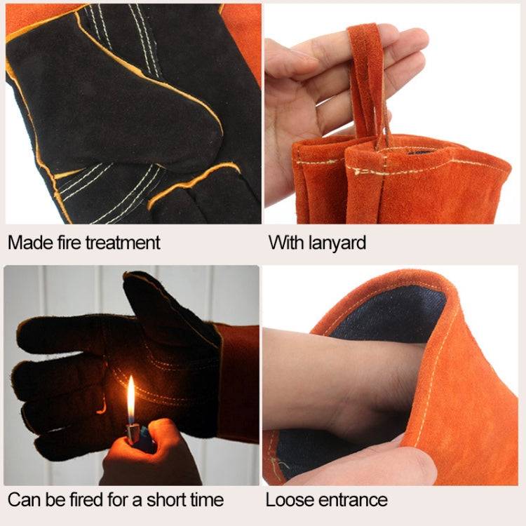 Unisex Heat Resistant Leather Braai Gloves Set