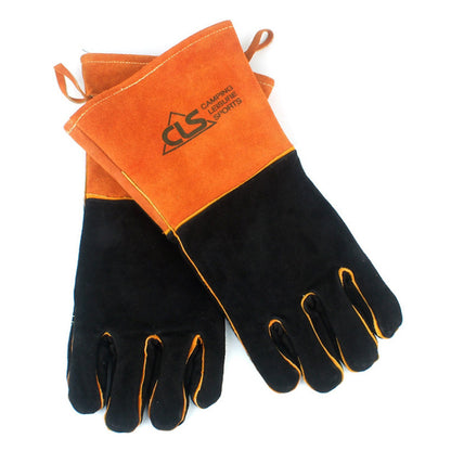 Unisex Heat Resistant Leather Braai Gloves Set