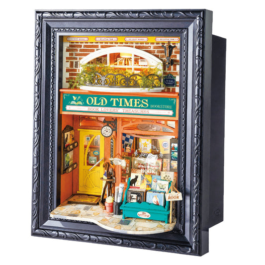 Robotime Old Times Bookstore 3D Wooden Puzzle