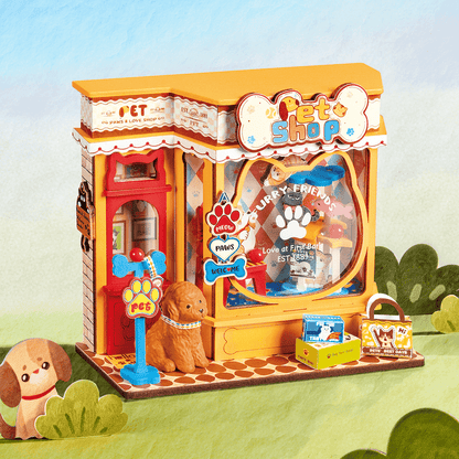 Robotime Pawfect Pet Shop DIY 3D Miniature House