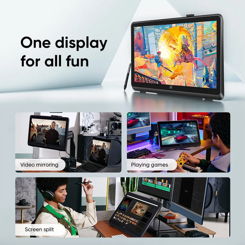 XPPen Artist 22 Plus Graphics Drawing Tablet With Stylus