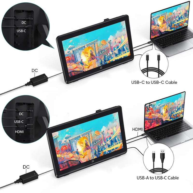 XPPen Artist 22 Plus Graphics Drawing Tablet With Stylus