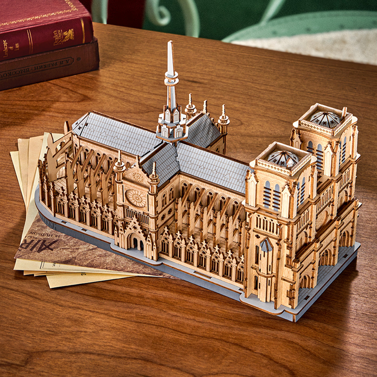 Robotime Paris Cathedral 3D DIY Wooden Puzzle