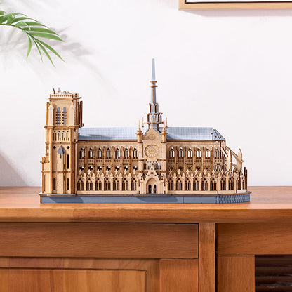 Robotime Paris Cathedral 3D DIY Wooden Puzzle