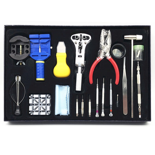Professional 20 Piece Watch Repair Disassembly Tool Kit with Carry Case