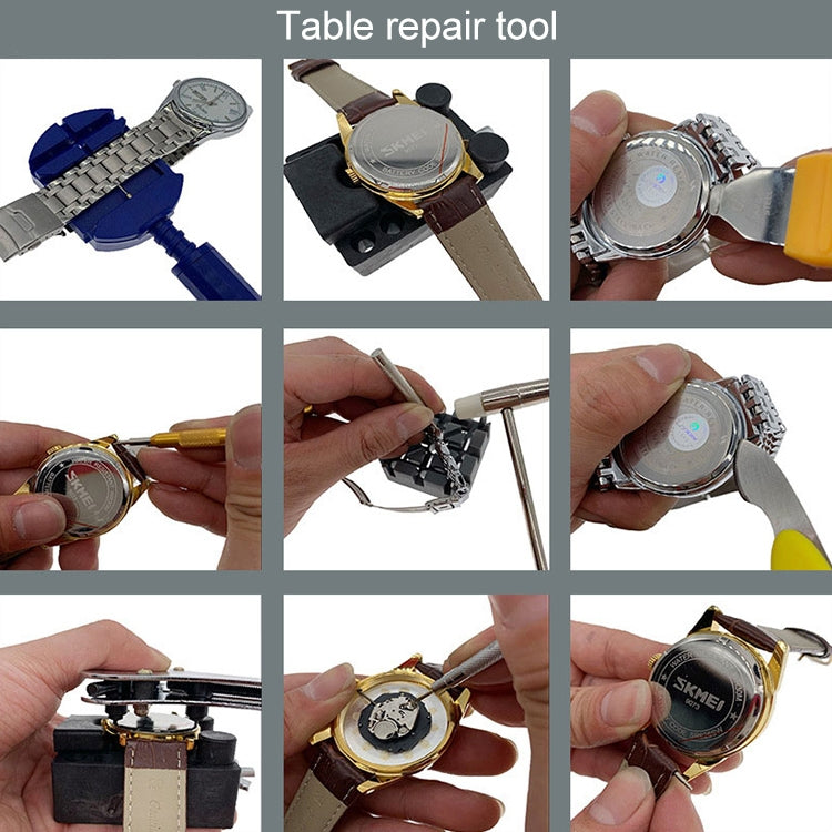 Professional 20 Piece Watch Repair Disassembly Tool Kit with Carry Case