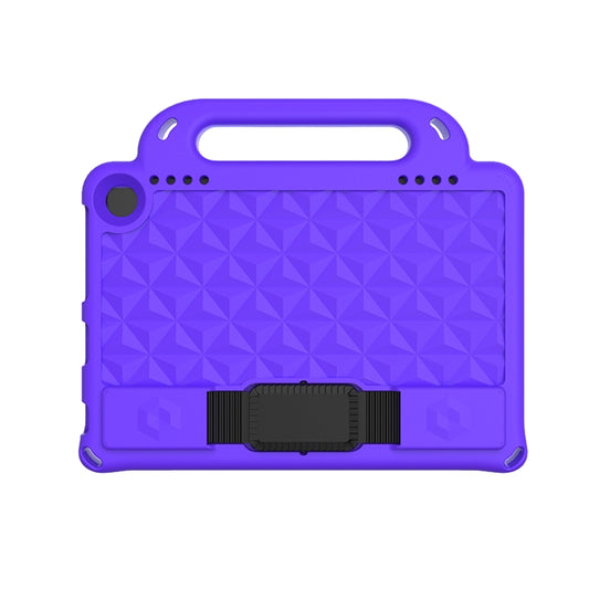Shockproof Cover With Stand & Shoulder Strap Amazon Kindle Fire HD8 2020 Purple