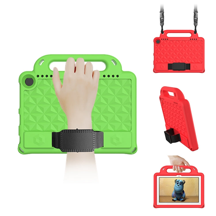 Shockproof Cover With Stand & Shoulder Strap Amazon Kindle Fire HD8 2020 Blue