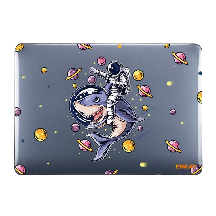 Space Landing Hard Case Cover for MacBook Air 2020 13.3 inch A1932/A2179/A2337 Shark Astronaut