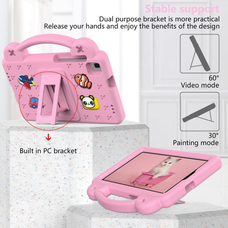 Kids Shockproof Cover With Kick Stand For Galaxy Tab A8 2019 (T290) Pink
