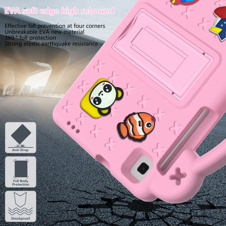 Kids Shockproof Cover With Kick Stand For Galaxy Tab A8 2019 (T290) Pink