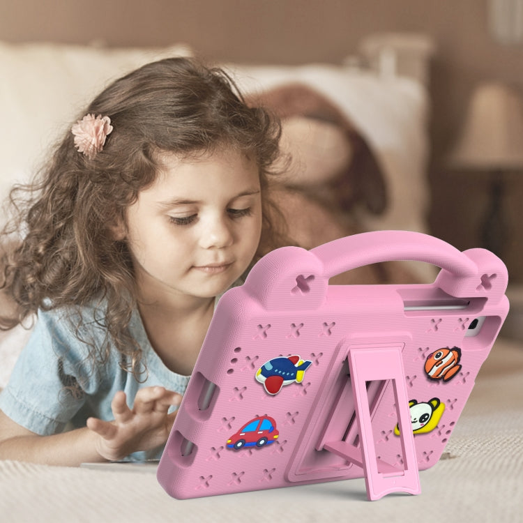 Kids Shockproof Cover With Kick Stand For Galaxy Tab A8 2019 (T290) Pink
