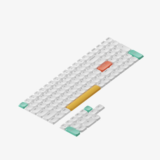 Nuphy nSA Shine-Through Air 75/96 Series V2 Keycaps White