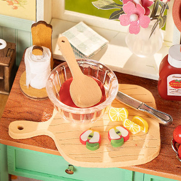 Robotime Sunlit Farmhouse Kitchen DIY Miniature House
