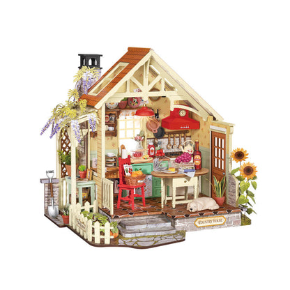 Robotime Sunlit Farmhouse Kitchen DIY Miniature House