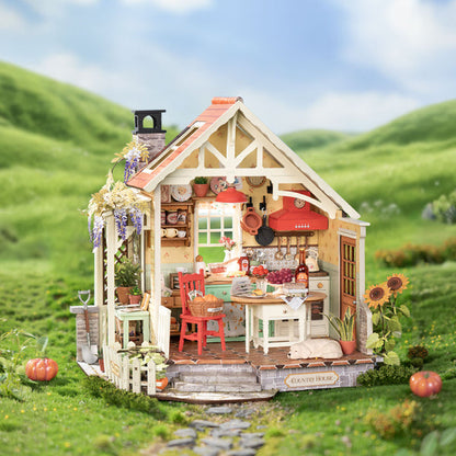 Robotime Sunlit Farmhouse Kitchen DIY Miniature House