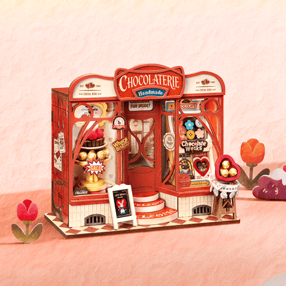 Robotime Sweet Chocolate Shop 3D DIY Miniature House