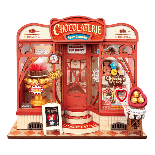 Robotime Sweet Chocolate Shop 3D DIY Miniature House