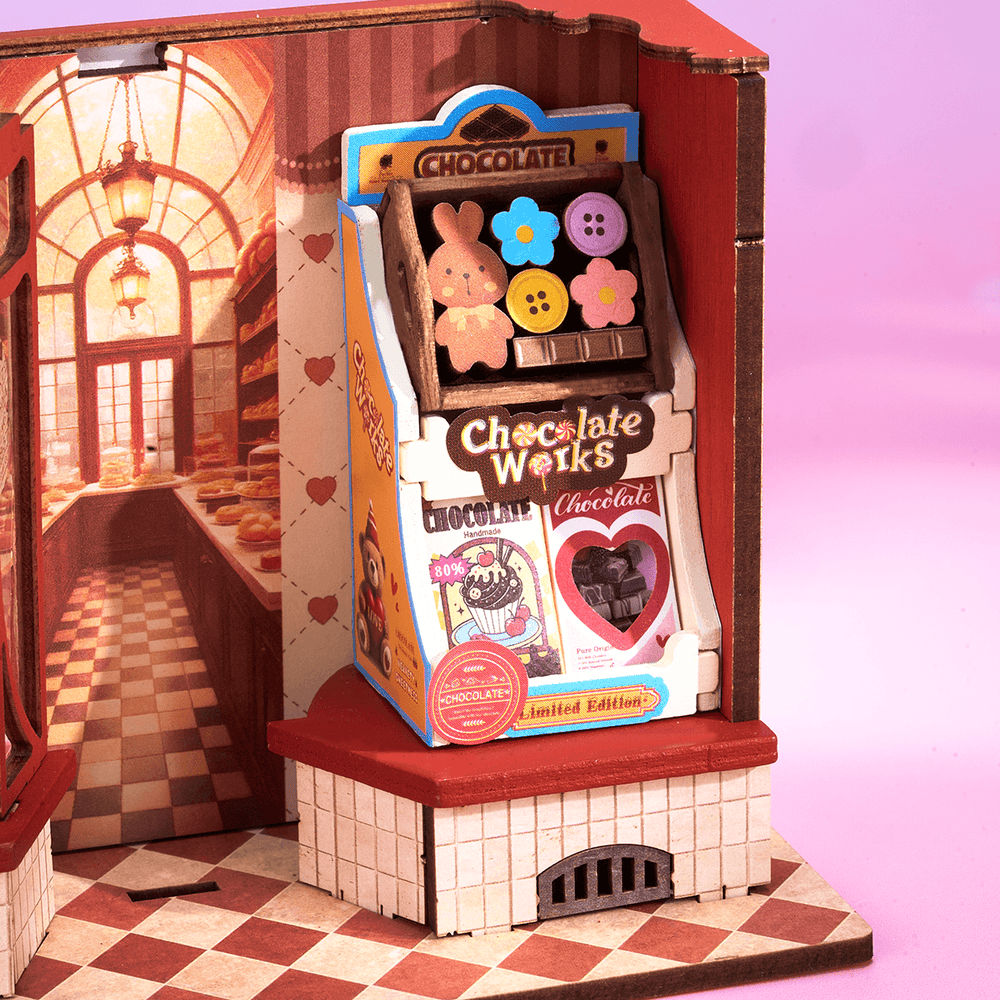 Robotime Sweet Chocolate Shop 3D DIY Miniature House