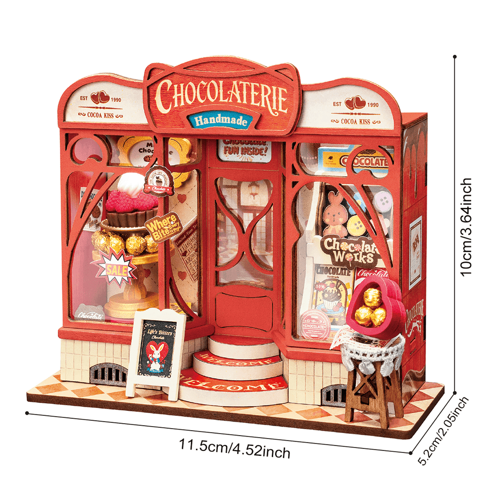 Robotime Sweet Chocolate Shop 3D DIY Miniature House