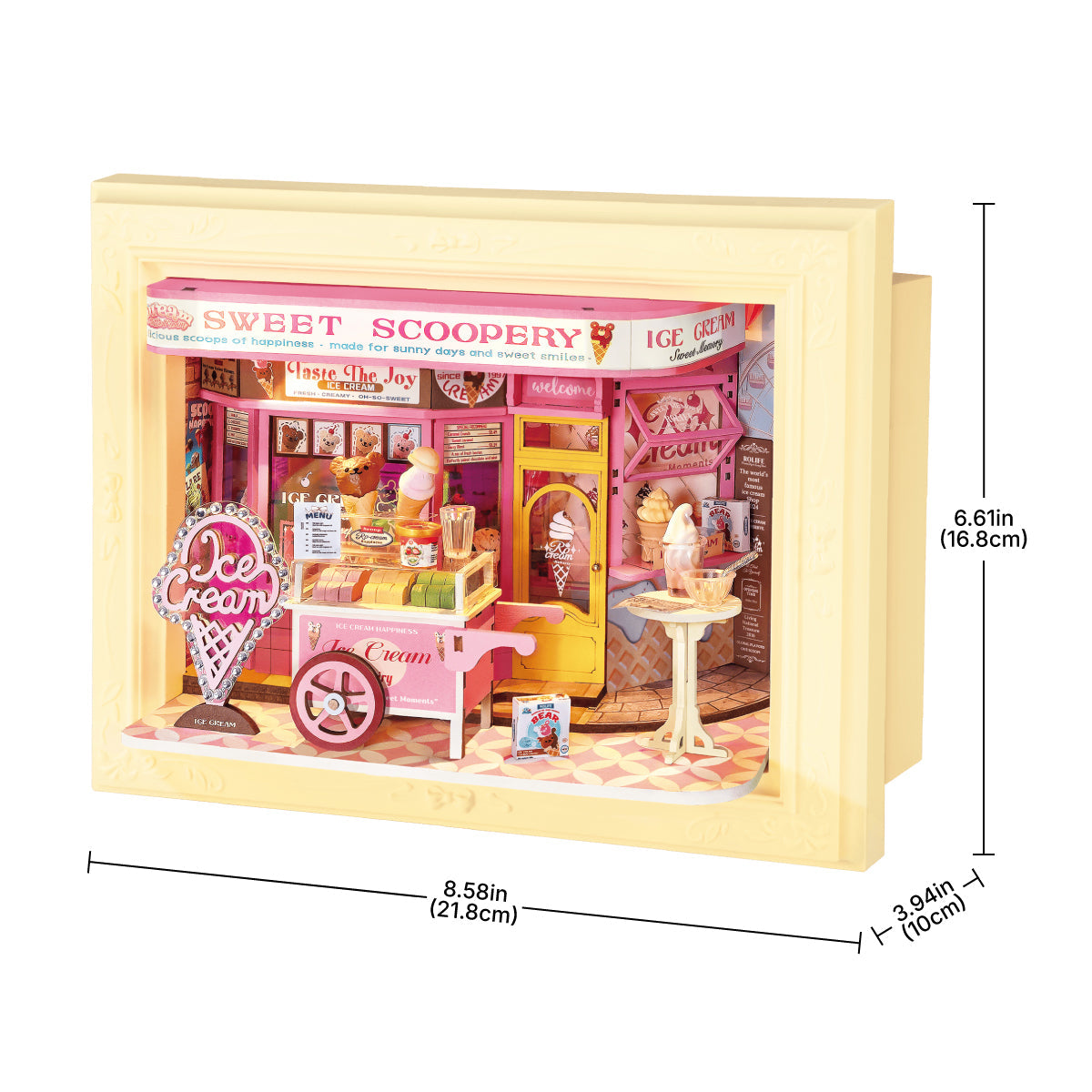 Robotime Sweet Scoopery Ice Cream 3D Wooden Puzzle