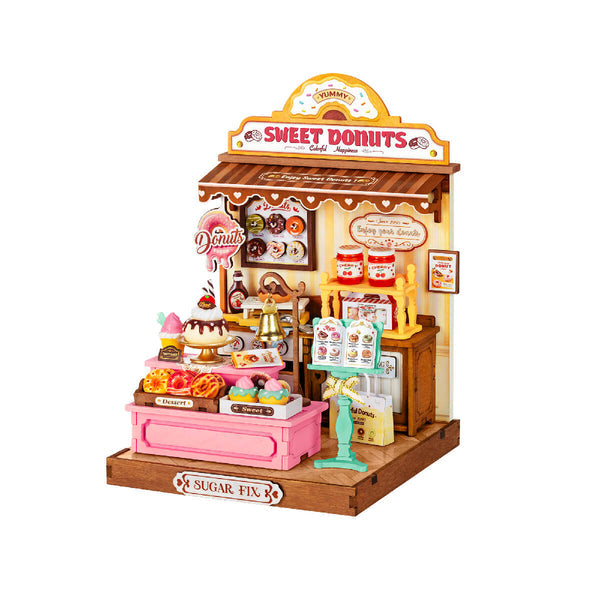 Robotime Sweetie's Donut Shop DIY Miniature House