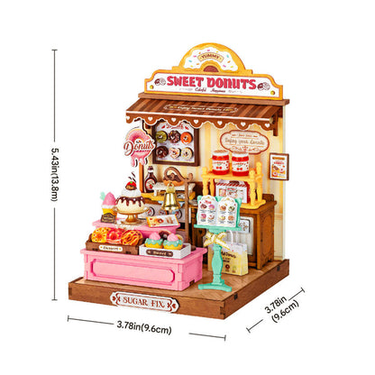 Robotime Sweetie's Donut Shop DIY Miniature House