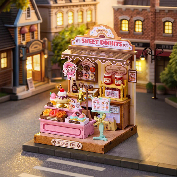 Robotime Sweetie's Donut Shop DIY Miniature House