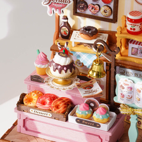 Robotime Sweetie's Donut Shop DIY Miniature House