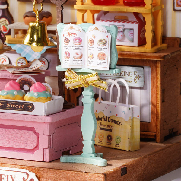 Robotime Sweetie's Donut Shop DIY Miniature House