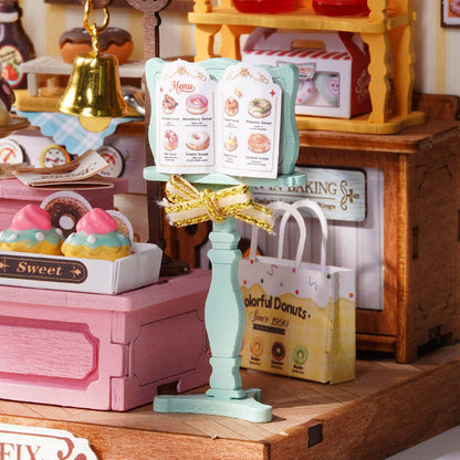 Robotime Sweetie's Donut Shop DIY Miniature House