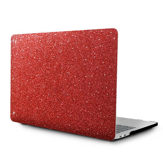 Powder Glitter Hardshell Cover Case For Macbook Air 2020 13.3 inch (M1) Red