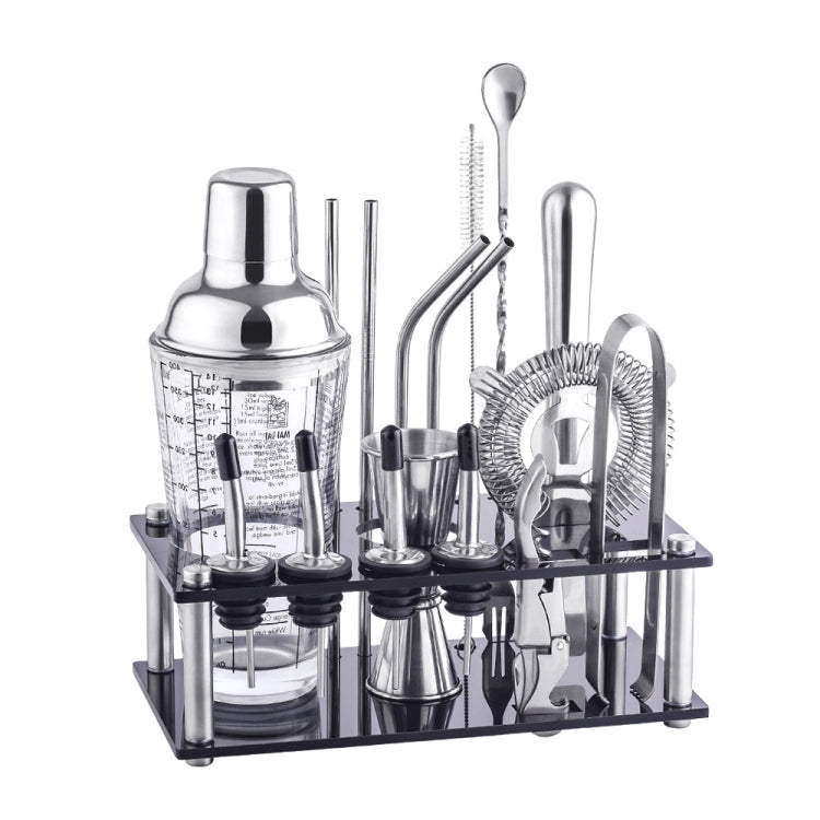 17-in-1 Glass Cocktail Set