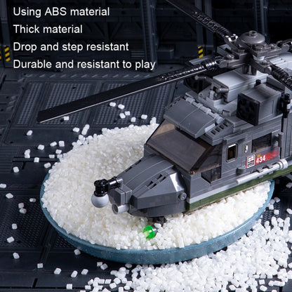 CAYI 2237 Helicopter Model Building Blocks STEM Toys Kit Set