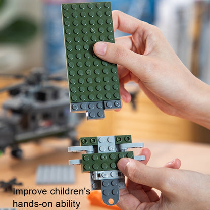 CAYI 2237 Helicopter Model Building Blocks STEM Toys Kit Set