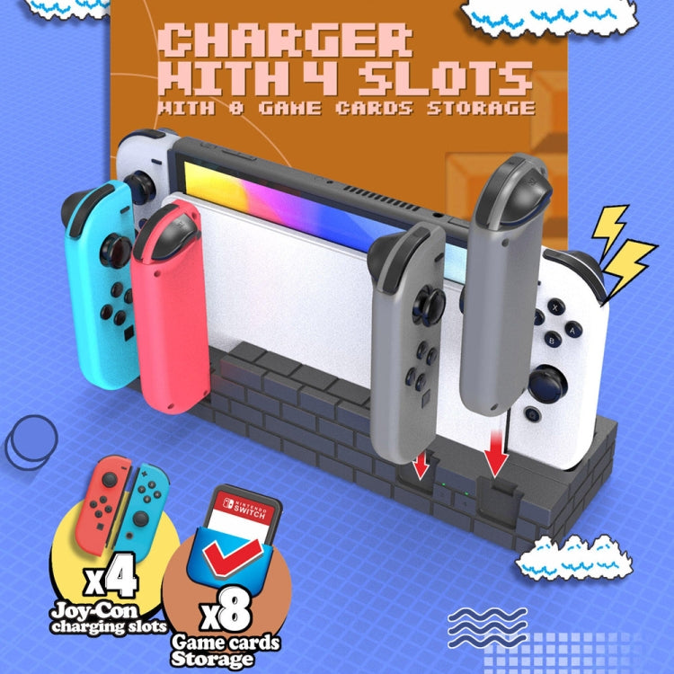 Power Bracket Game Card Storage Stand for Nintendo Switch