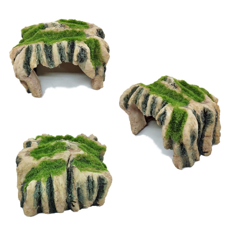 Aquarium Fish Tank Resin Decor Statue Turtle Cave