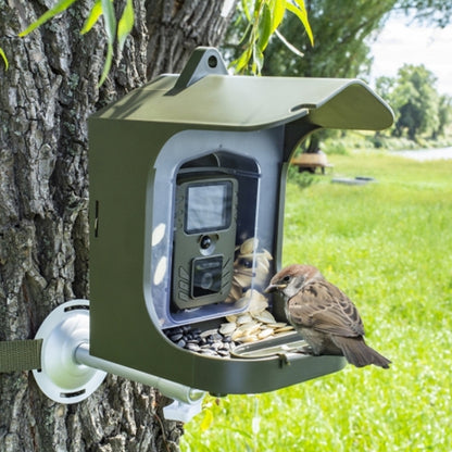 Outdoor Bird Feeder With Recording Camera & Motion Sensor For Bird Watching