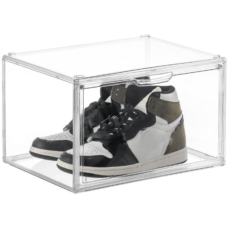 Acrylic Magnetic Stackable Shoe Storage Display Box Organizer