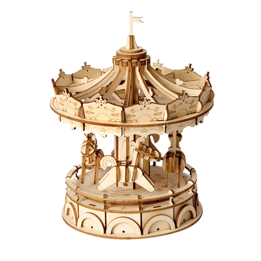 Robotime Merry-Go-Round 3D Wooden Puzzle