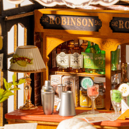 Robotime Tipsy Cat Bar DIY Miniature House