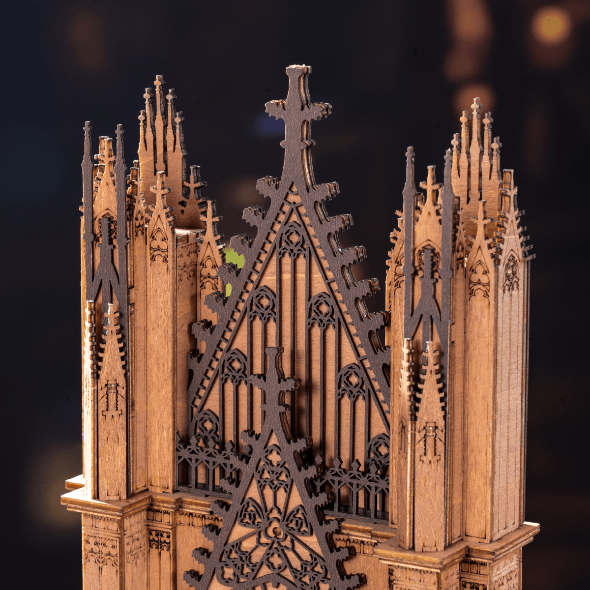 Robotime Twin-Tower Cathedral 3D DIY Wooden Puzzle