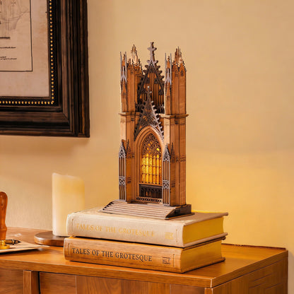 Robotime Twin-Tower Cathedral 3D DIY Wooden Puzzle