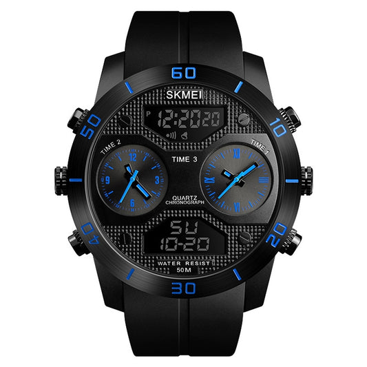 Skmei 1355 Men's Multifunctional Sports Watch with Alarm and Stopwatch Blue
