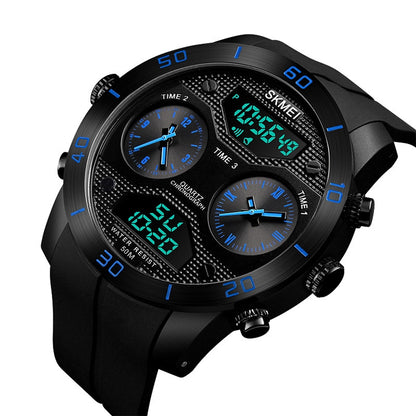 Skmei 1355 Men's Multifunctional Sports Watch with Alarm and Stopwatch Blue