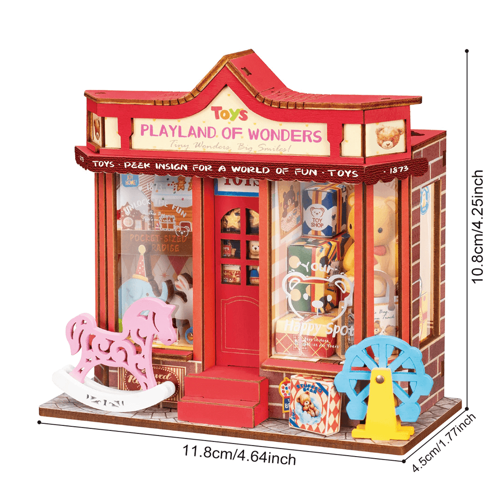 Robotime Whimsy Toy Shop DIY Miniature House