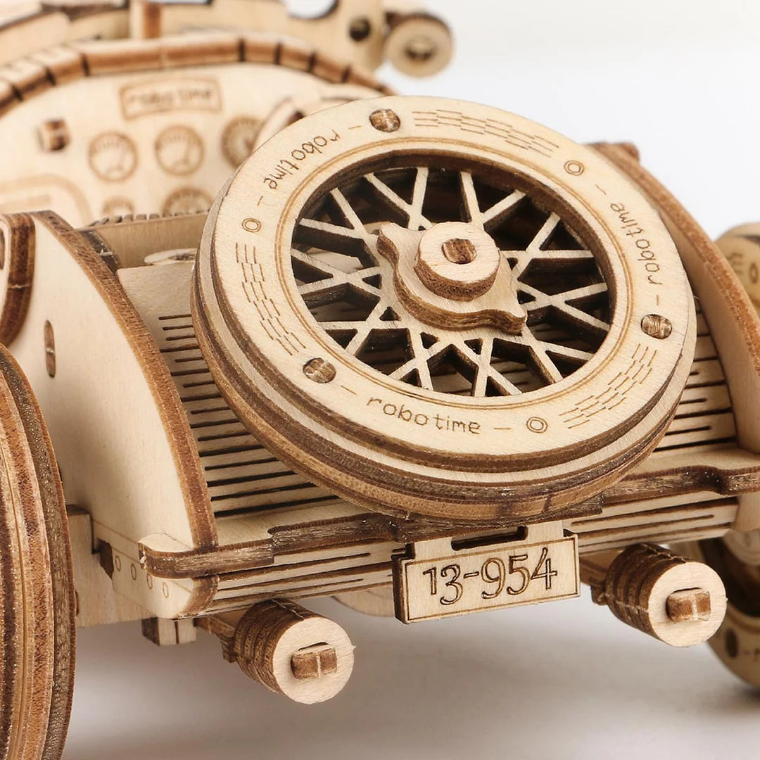 Robotime Grand Prix Car Scale Model 3D Wooden Puzzle