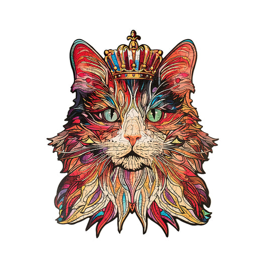 Robotime Cat King Wooden Jigsaw Puzzle