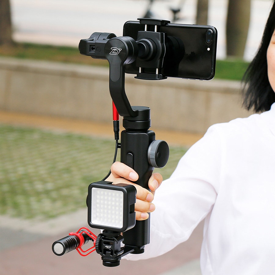 Ulanzi PT-3 Triple Cold Shoe Extension Bracket for Cameras & Smartphones 