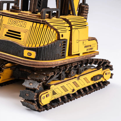 Robotime Excavator Engineering Vehicle 3D Wooden Puzzle